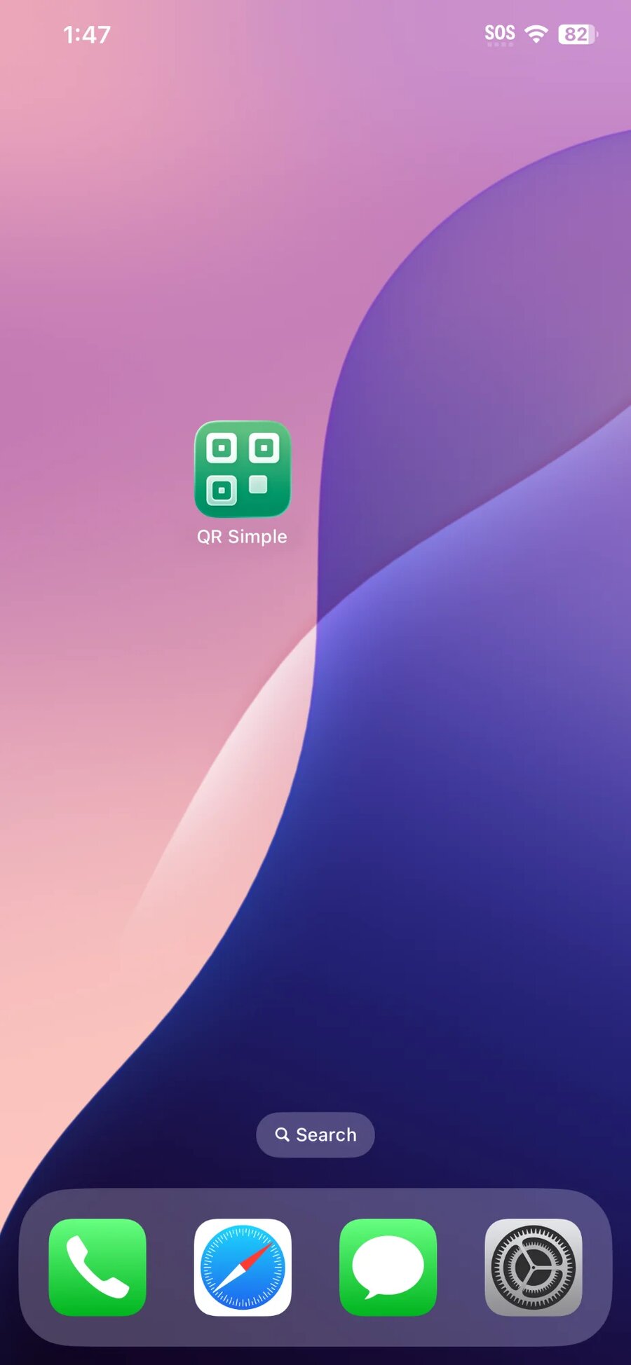 QR Simple Screenshot